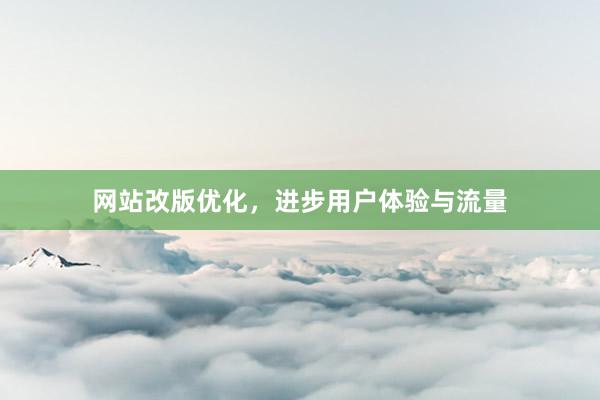 网站改版优化，
<a href=